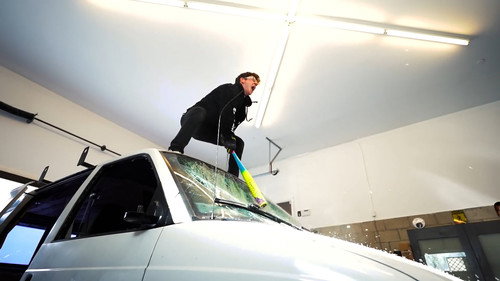 Ethan Destroys Mark's Van with a Bat