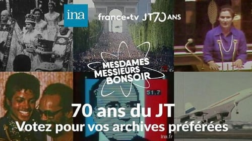 Mesdames, Messieurs, Bonsoir, Les 70 ans du JT Backdrop Blur