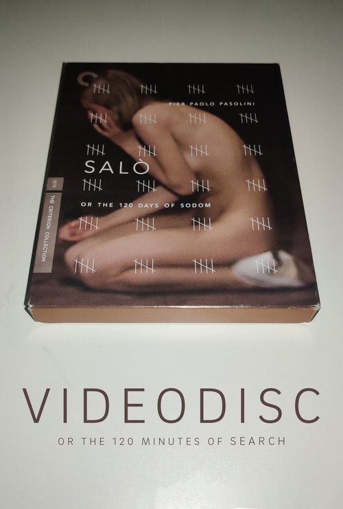 VIDEODISC, or The 120 Minutes of Search movie poster player