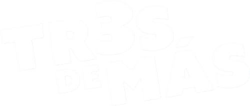 Tres de más
