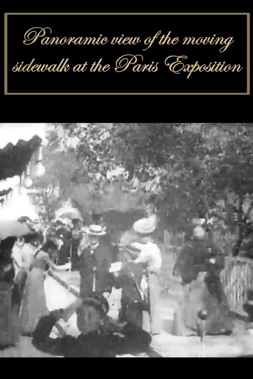 Panoramic View from the Moving Sidewalk at the Paris Exposition