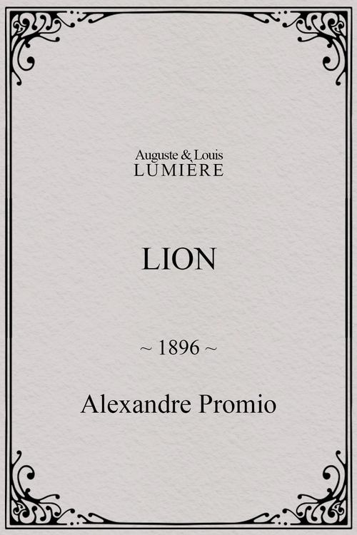 Lion (1896) poster