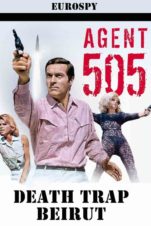 Poster Agent 505 - Todesfalle Beirut 1966