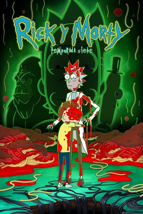 Póster de la temporada 7 de la serie Rick y Morty