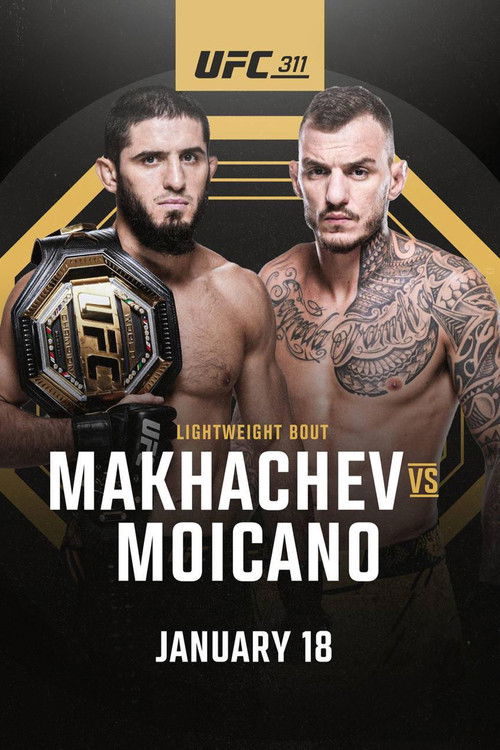 UFC 311: Makhachev vs. Moicano poster