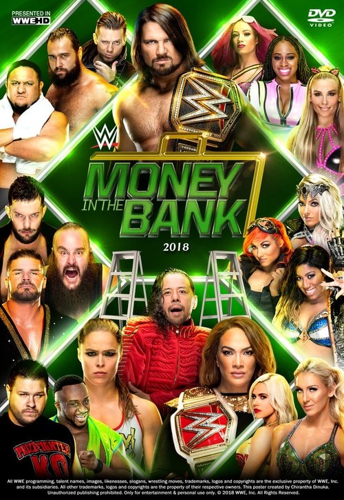 WWE Money in the Bank 2018 movie poster player