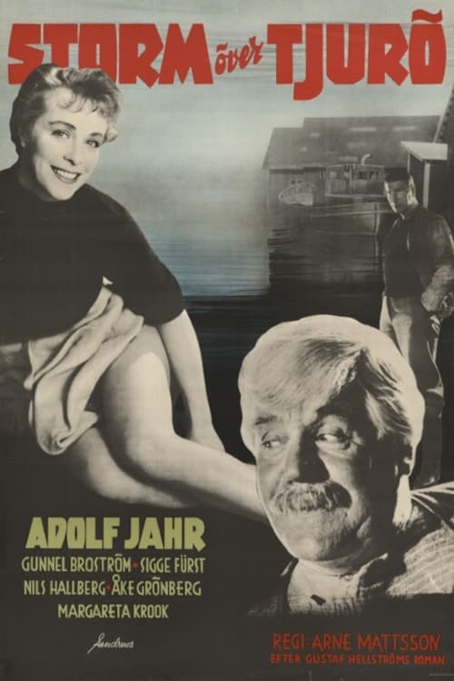 Storm över Tjurö (1954) poster