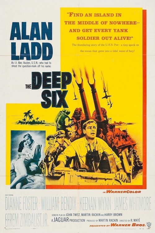 The Deep Six movie poster player