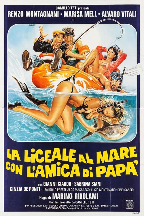 Poster La liceale al mare con l'amica di papà 1980