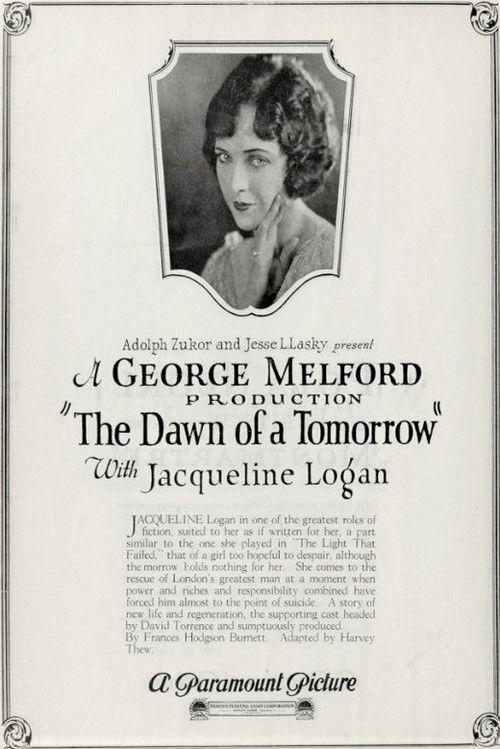 The Dawn of a Tomorrow Poster