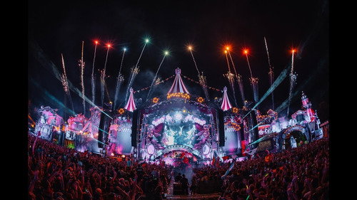 Tomorrowland 2017 Best Songs Backdrop Blur