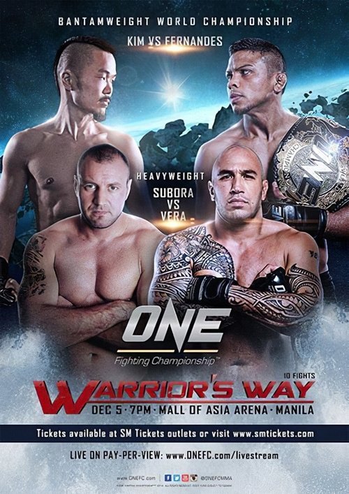 ONE Championship 23: Warrior's Way movie poster player