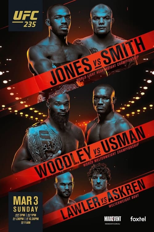 Poster UFC 235: Jones vs. Smith 2019