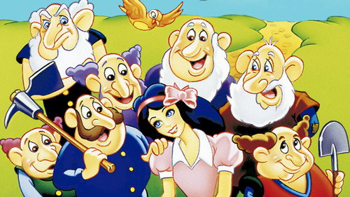 Branca de Neve e os 7 Anões Backdrop Blur