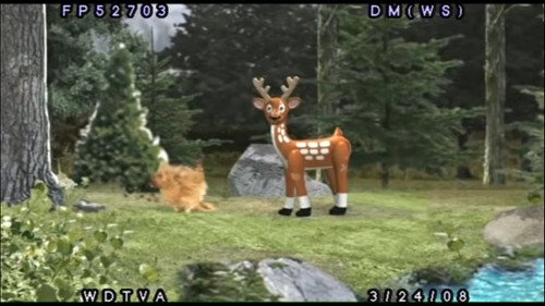 Deer Mike Backdrop Blur