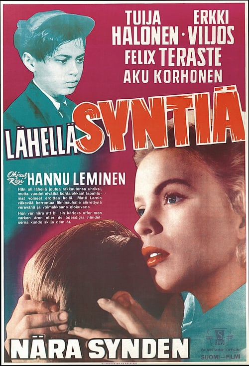 Poster Lähellä syntiä 1955