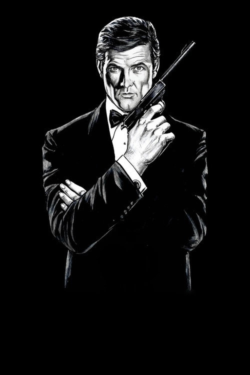 Póster oficial de From Roger Moore with Love (2024) - Documentary