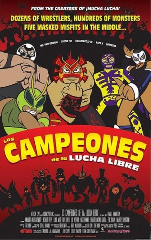 Los campeones de la lucha libre movie poster player
