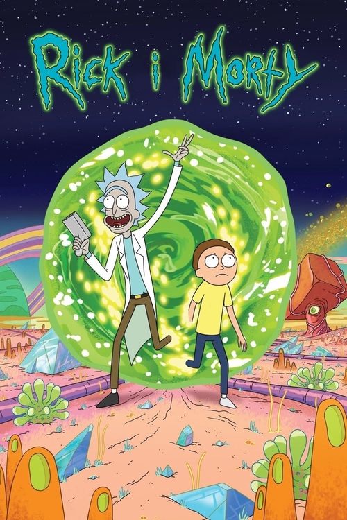 plakat Rick i Morty (wszystkie odcinki) plakat Rick i Morty cały (wszystkie odcinki)