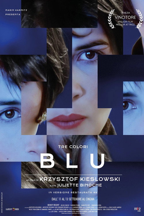 Three Colors: Blue poster