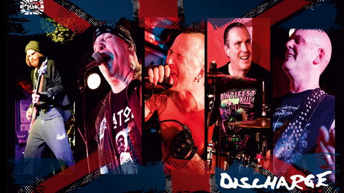 Discharge: Legends of Punk V.1 Backdrop Blur