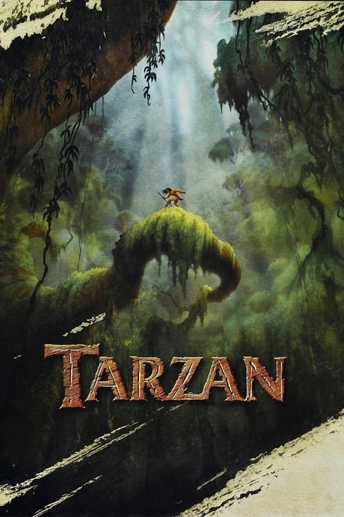 Grootschalige poster van Tarzan