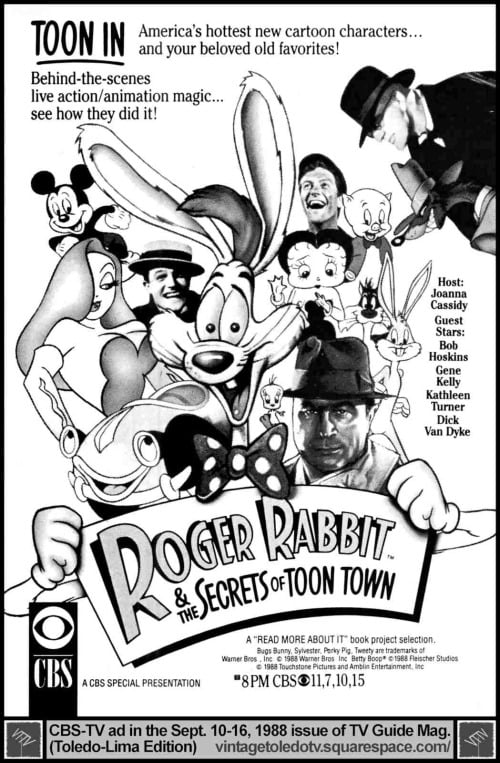 Roger Rabbit and the Secrets of Toon Town 1988