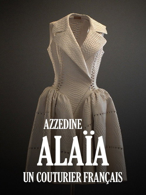 Cartell de Azzedine Alaïa, un couturier français