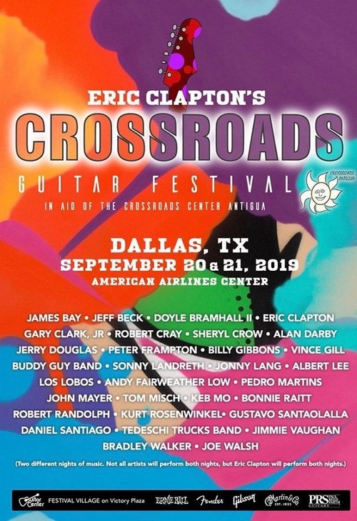Eric Clapton - Crossroads Guitar Festival 2019 movie poster player