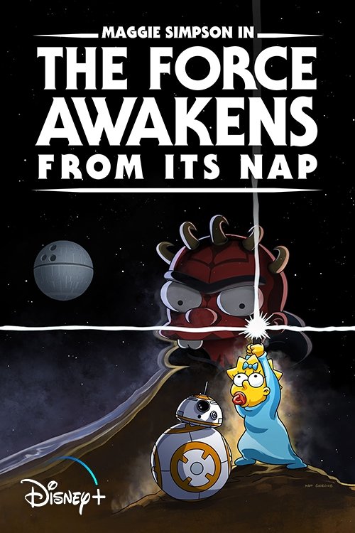 Maggie Simpson in "The Force Awakens from Its Nap" poster