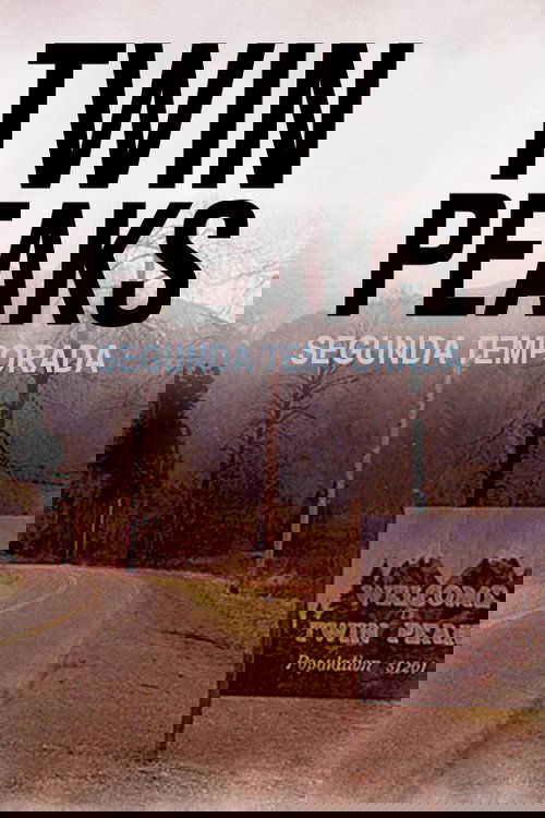 Póster de la temporada 2 de la serie Twin Peaks