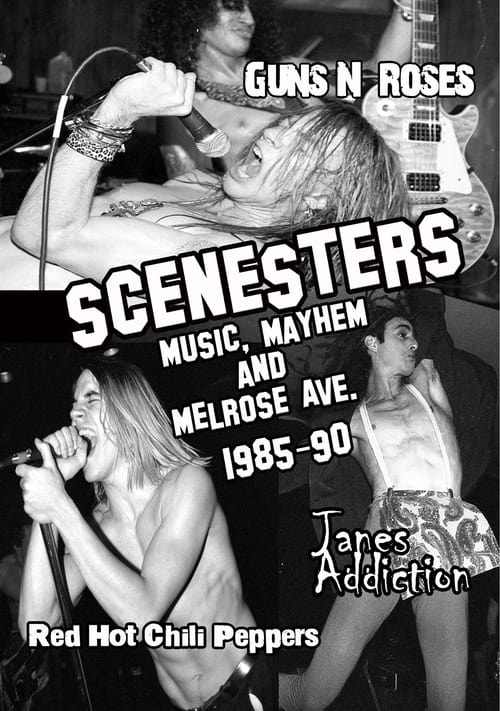 Scenesters: Music, Mayhem and Melrose ave. 1985-1990 poster