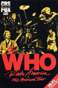 The Who Rocks America 1982 poster