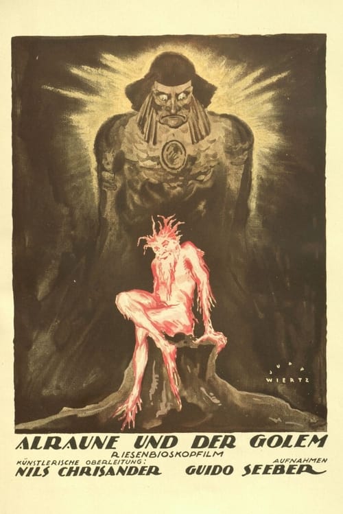 Poster Alraune und der Golem 1919