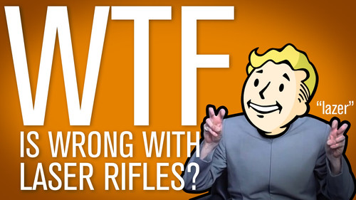 Behind Laser Rifles in Fallout 4