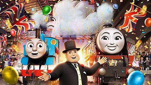 Thomas e Seus Amigos - A Locomotiva Real Backdrop Blur