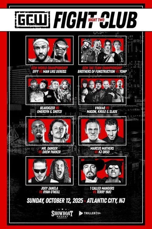 GCW: Fight Club 2025 - The Art of War Games, Night 2