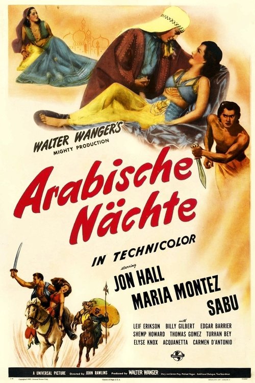 Arabische Nächte movie poster player