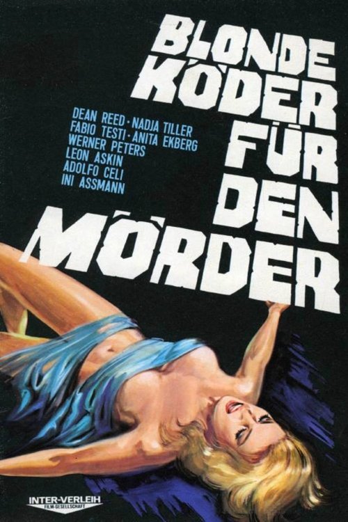 Blonde Köder für den Mörder movie poster player