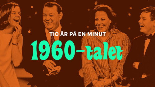 Tio år på en minut - 1960-talet Backdrop Blur