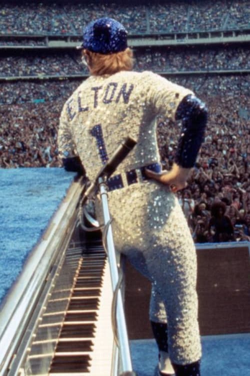 Elton John at Dodger Stadium (1975) poster