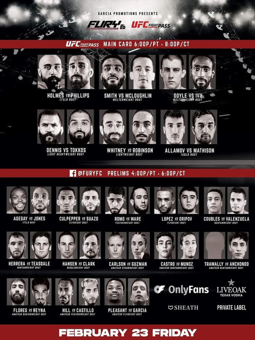 Fury FC 86: Holmes vs. Phillips