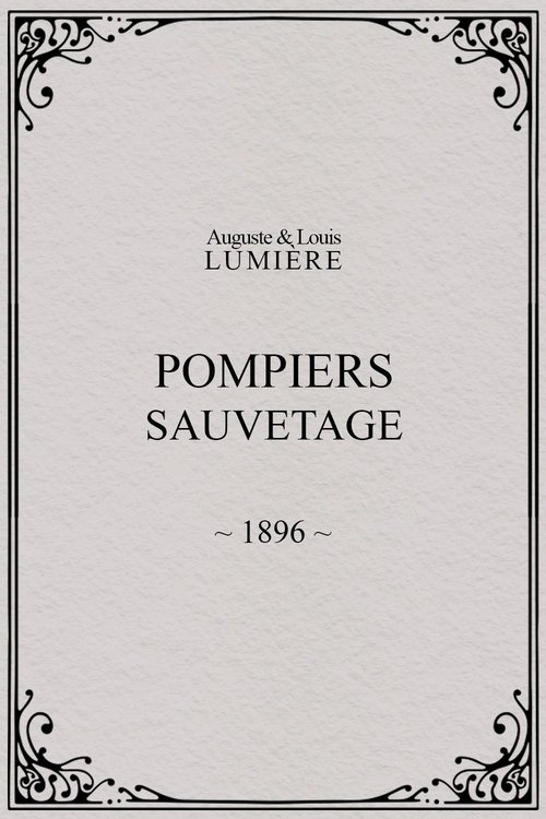 Pompiers : sauvetage