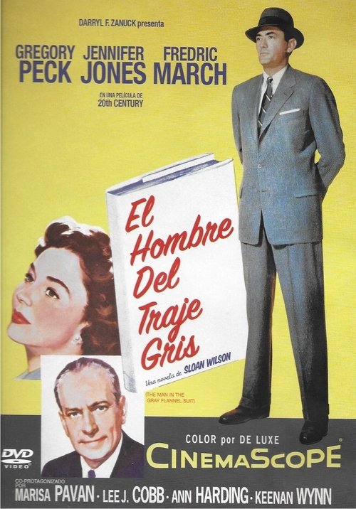 El hombre del traje gris movie poster player