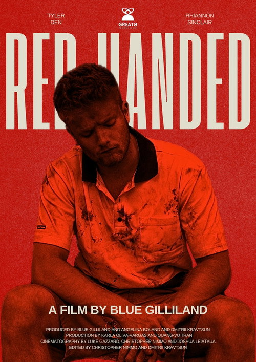 Póster oficial de Red Handed (2025) - Crime