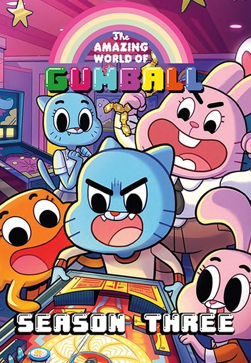 Ver temporada 3 de El asombroso mundo de Gumball Póster de la temporada 3 de la serie El asombroso mundo de Gumball