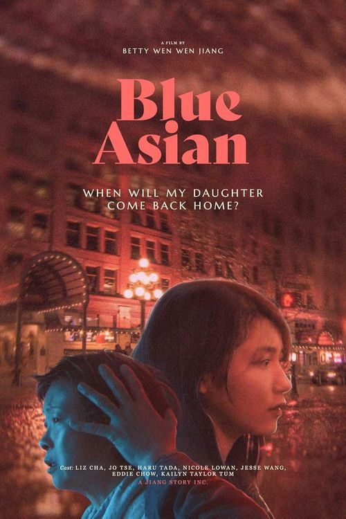 Blue Asian poster overlay