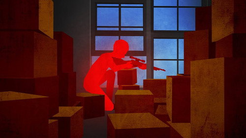 The Kennedy Assassination: Inside the Book Depository Backdrop Blur