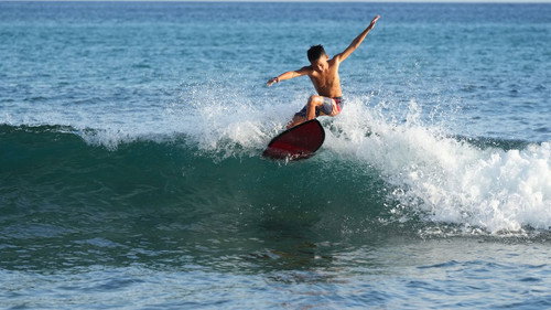 By the Sea - Luca! Here Comes the Wave! Backdrop Blur