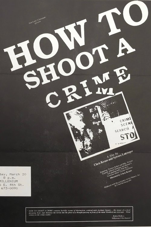 How to Shoot a Crime Movie Poster Image